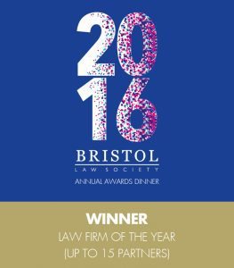 Bristol Law Society Awards 2016 - Winner